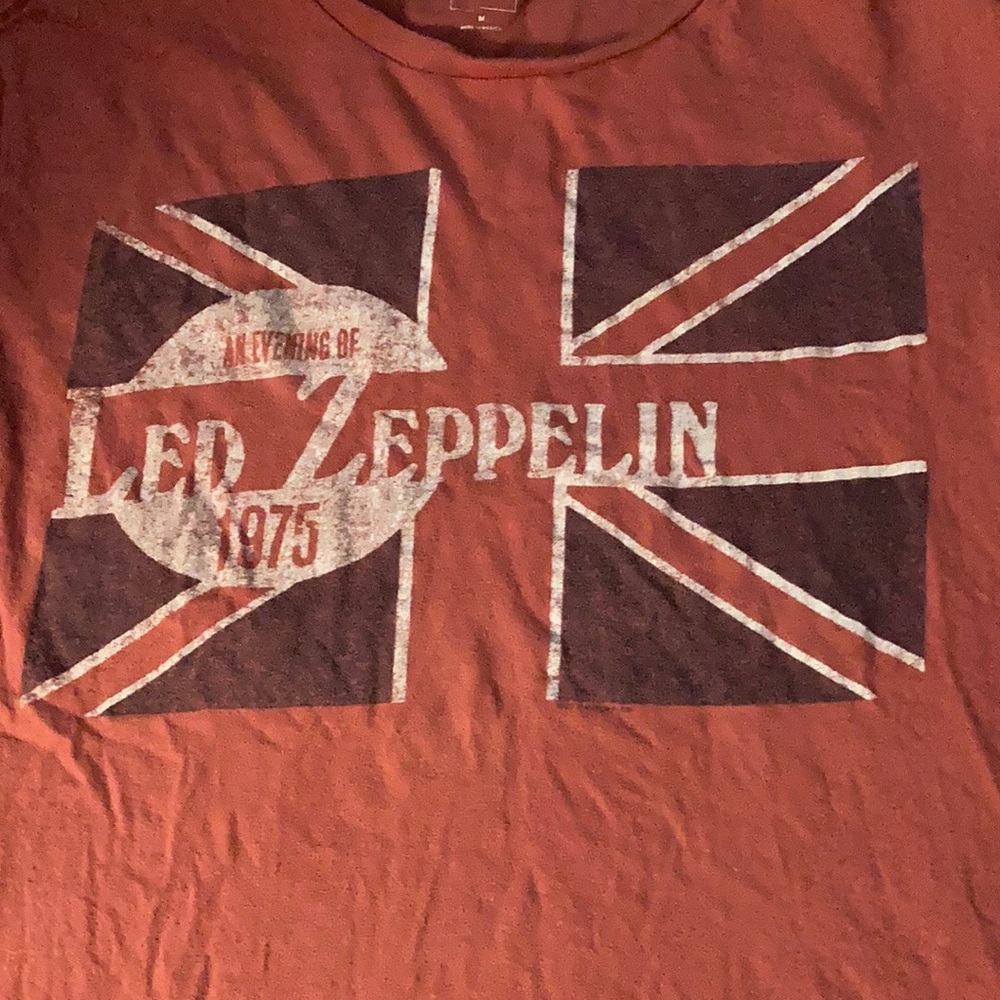 Red Led Zepplin Shirt